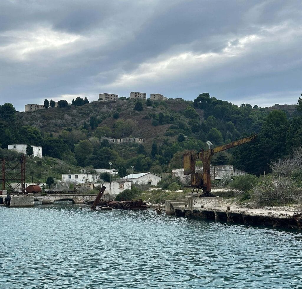 Sazan island view from a boat
